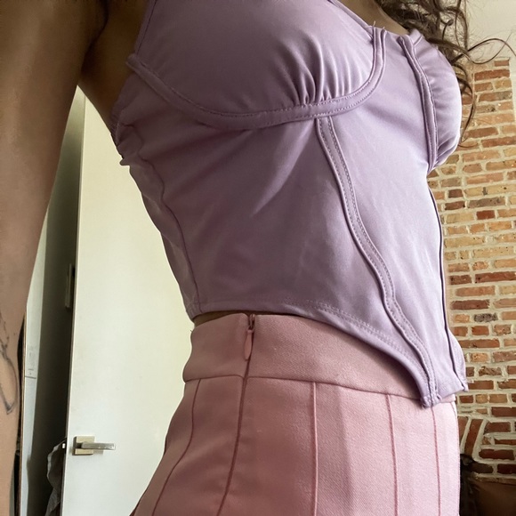 Lavender corset top - Picture 3 of 3